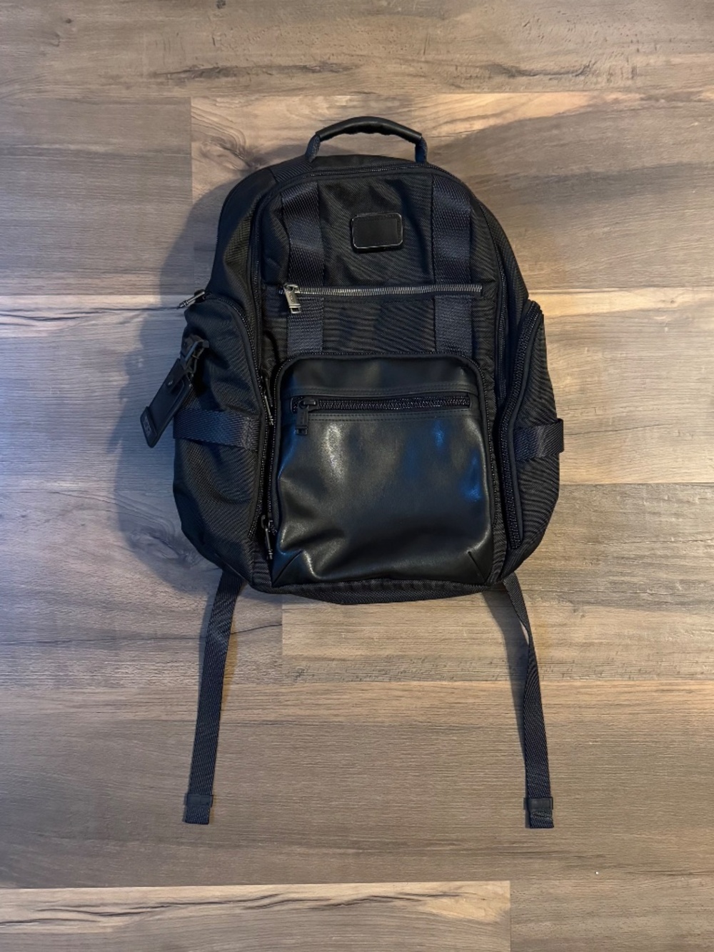 Tumi "Search" Backpack - Black LEATHER – Alpha Bravo - Style 1470531041 - Picture 2 of 8